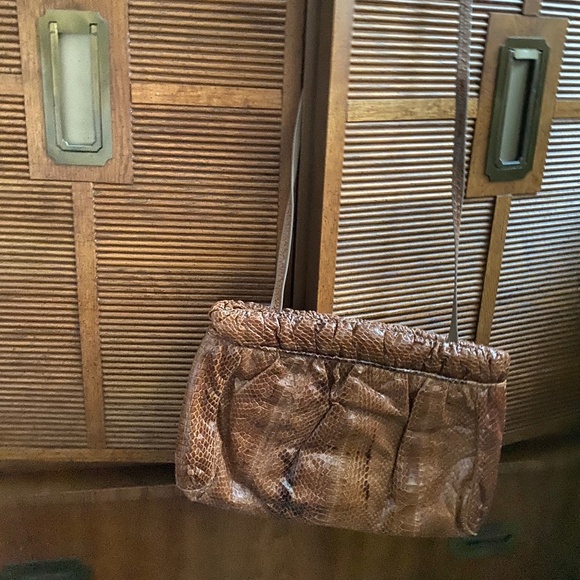 Aspects Snakeskin Clutch Shoulder Bag - Picture 5 of 6